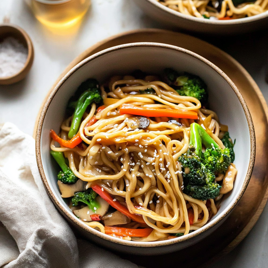 Recipe preparation for Easy 15-Minute Lo Mein