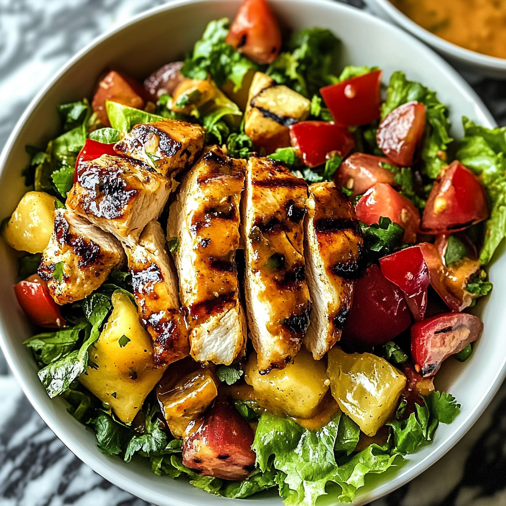 Recipe preparation for Honey Mustard Chicken Salad Recipe