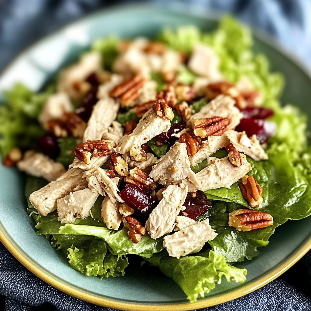 Recipe preparation for Pecan Chicken Salad Recipe