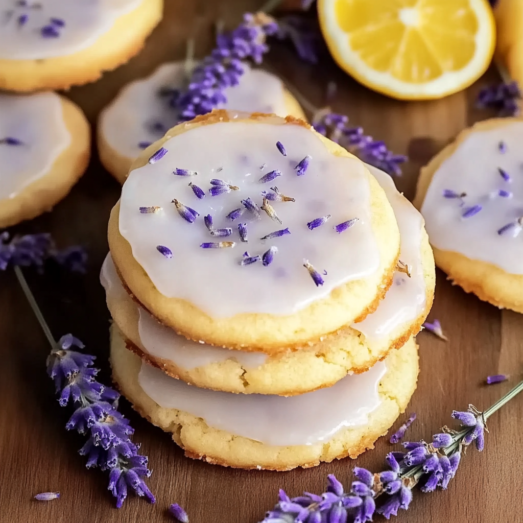 Recipe preparation for Lavender Biscotti Cookies