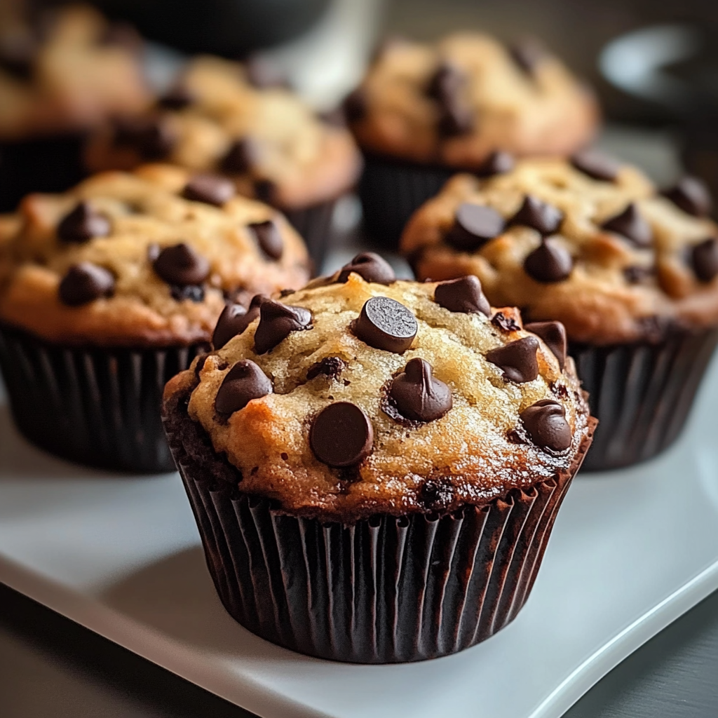 Recipe preparation for Chocolate Chip Muffins