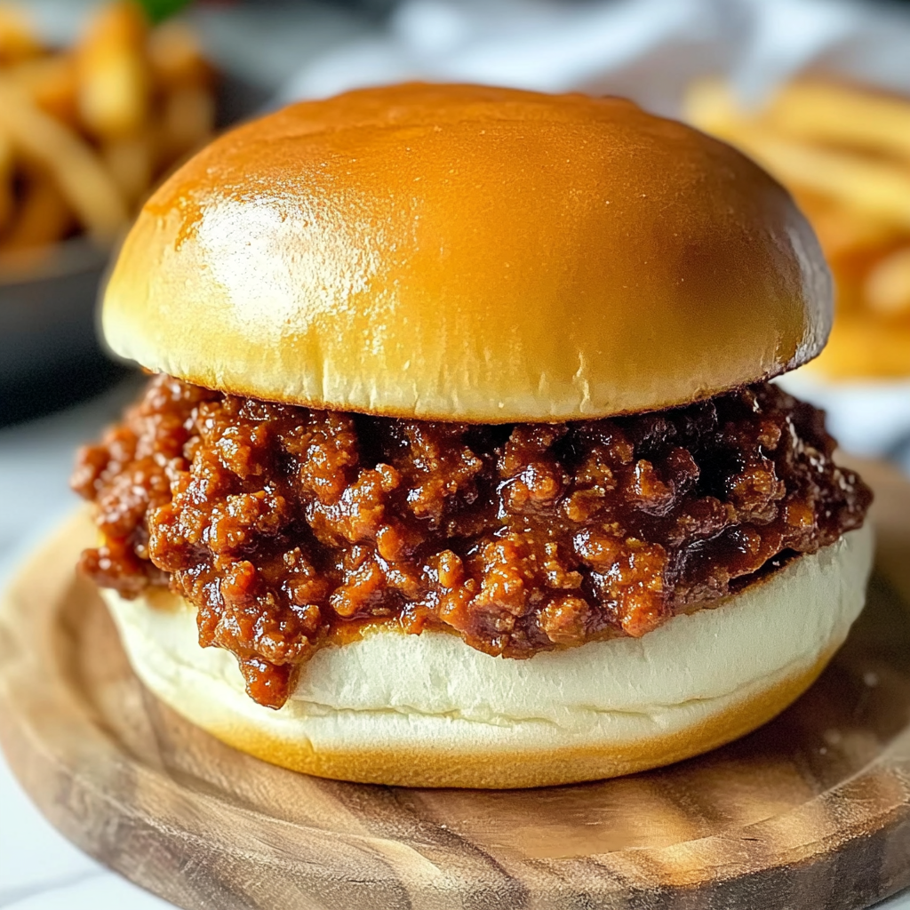 Recipe preparation for Halal Sloppy Joe Sandwiches