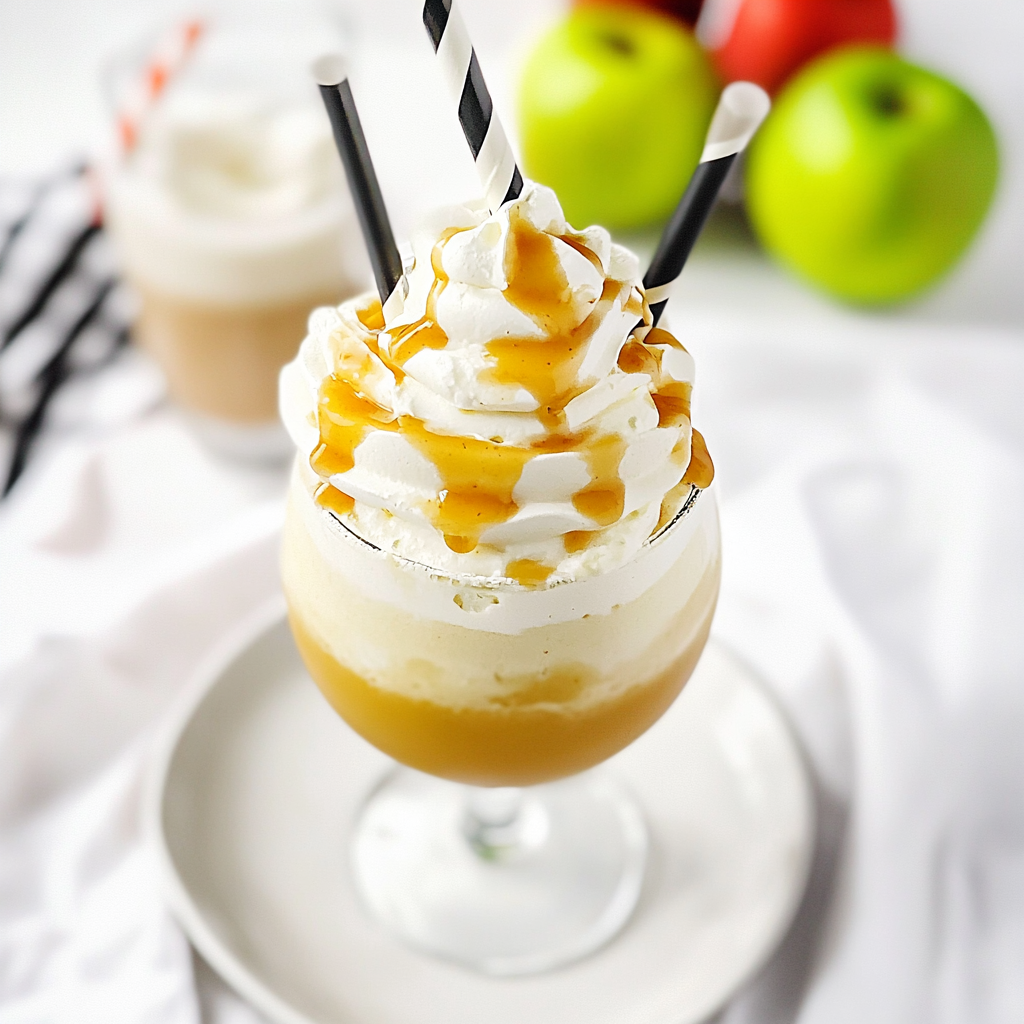 Recipe preparation for Apple Cider Floats