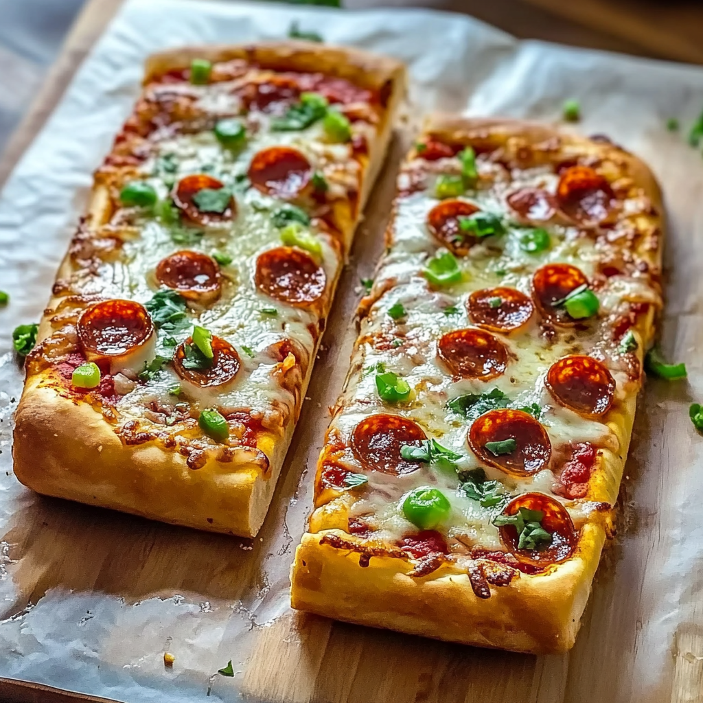Recipe preparation for Easy French Bread Pizza Recipe
