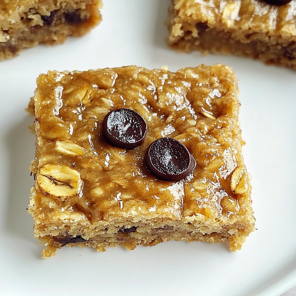 Recipe preparation for 4 Ingredient Banana Bars