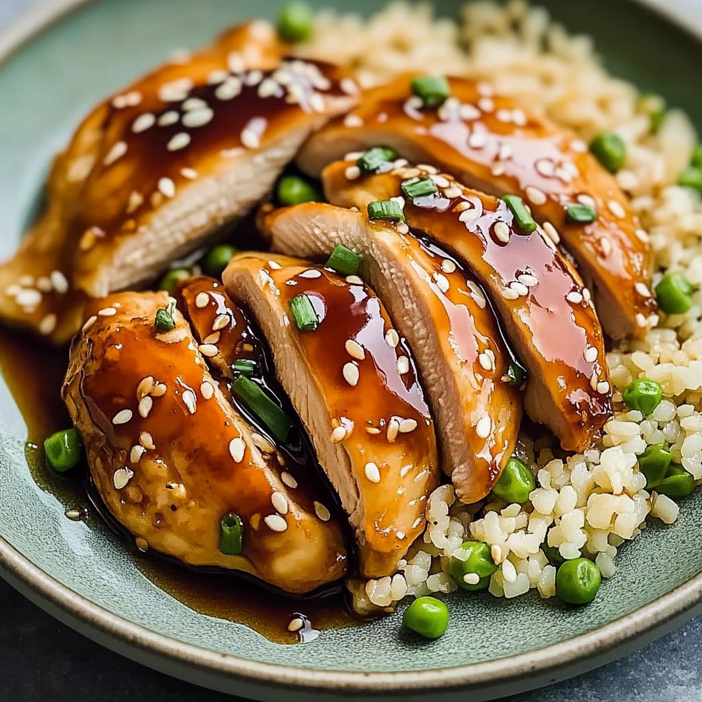 Recipe preparation for Baked Honey Garlic Chicken