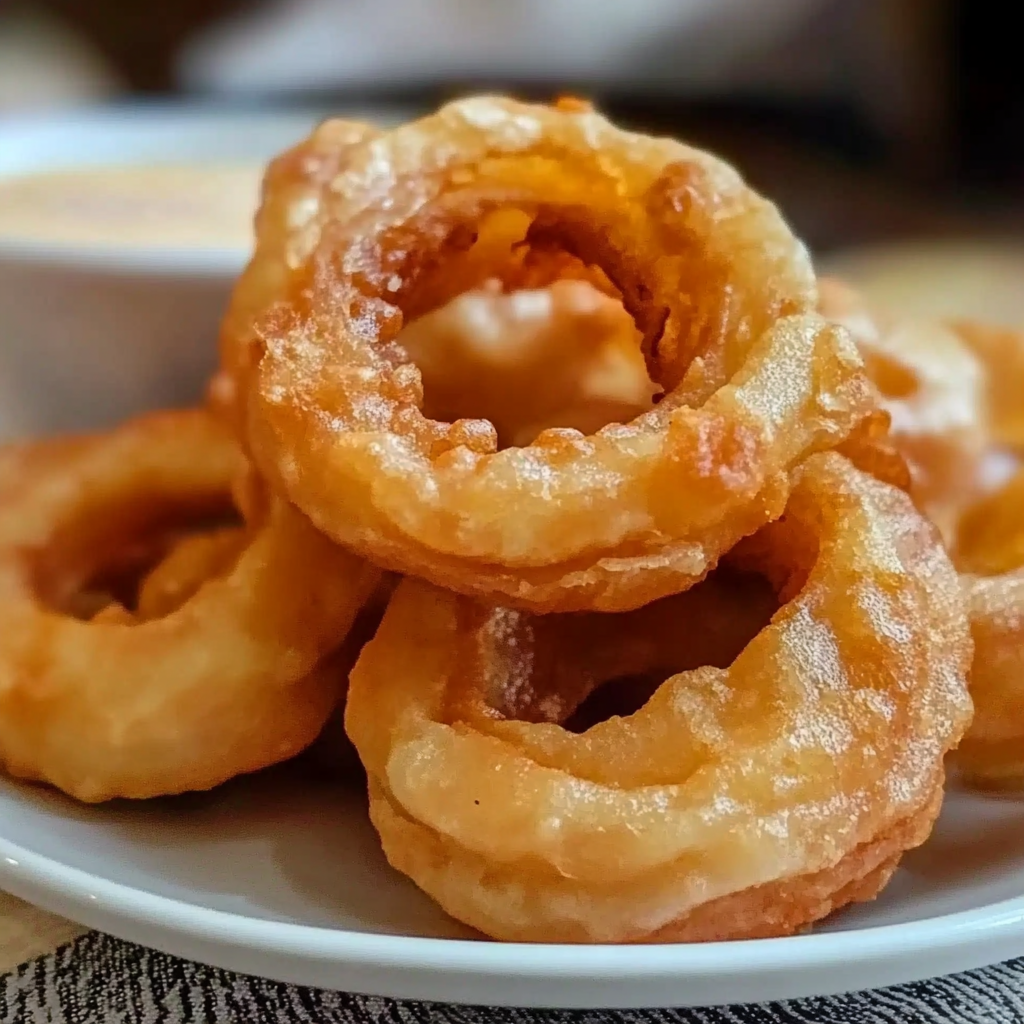 Recipe preparation for Beer Battered Onion Rings
