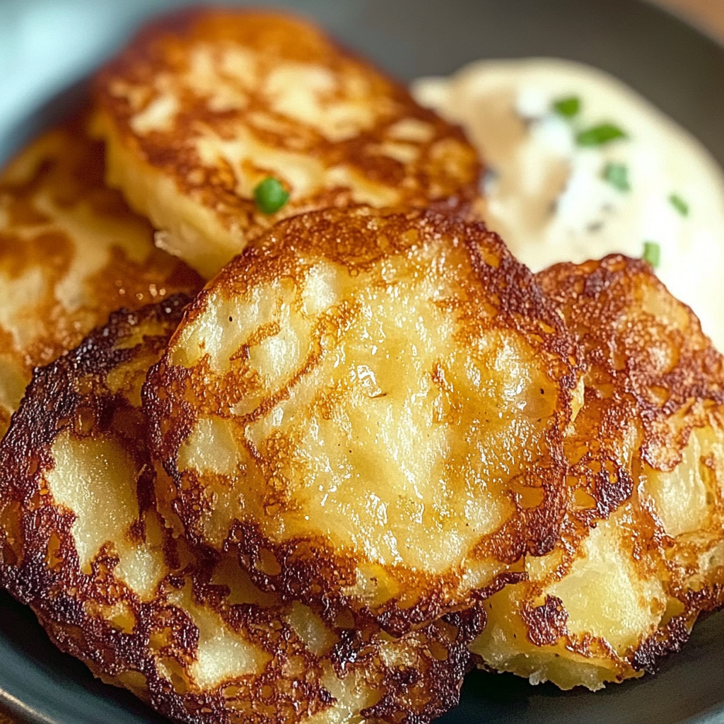 Recipe preparation for German Potato Pancakes