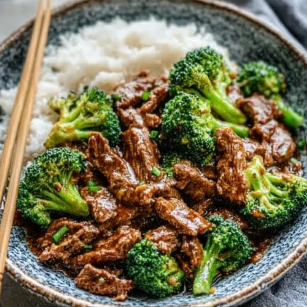 Recipe preparation for chinese beef and broccoli