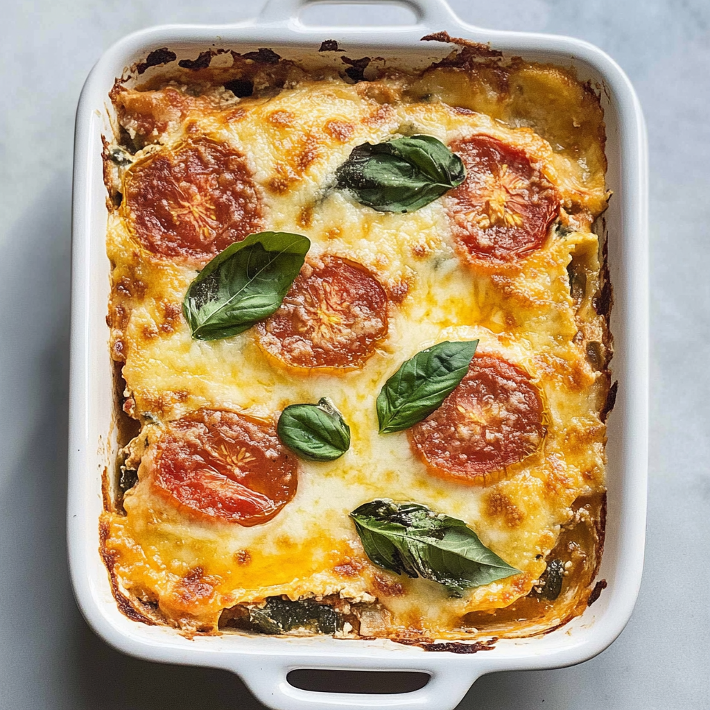 Recipe preparation for Tomato Lasagna