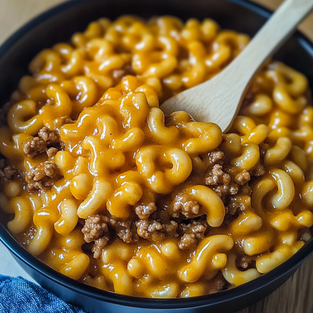 Recipe preparation for Homemade Hamburger Helper
