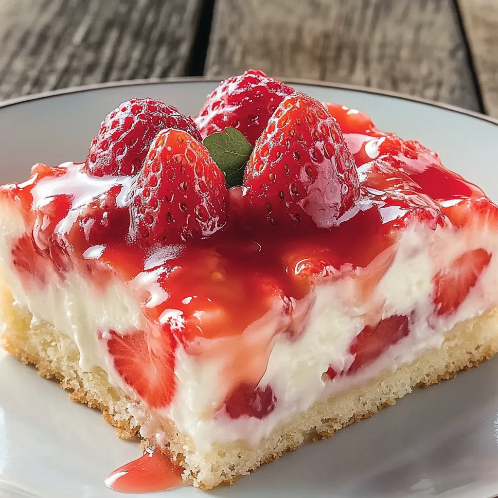 Recipe preparation for Strawberries and Cream Bars