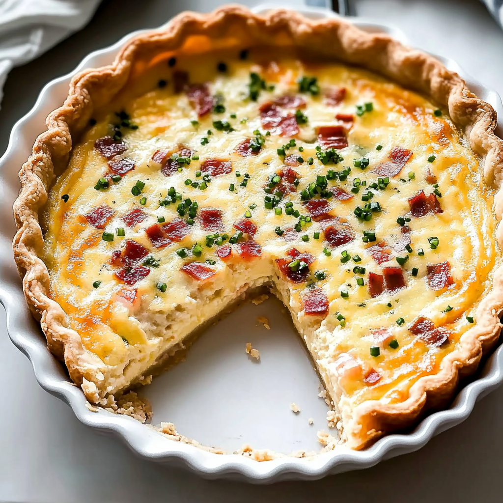 Recipe preparation for Classic Quiche Recipe