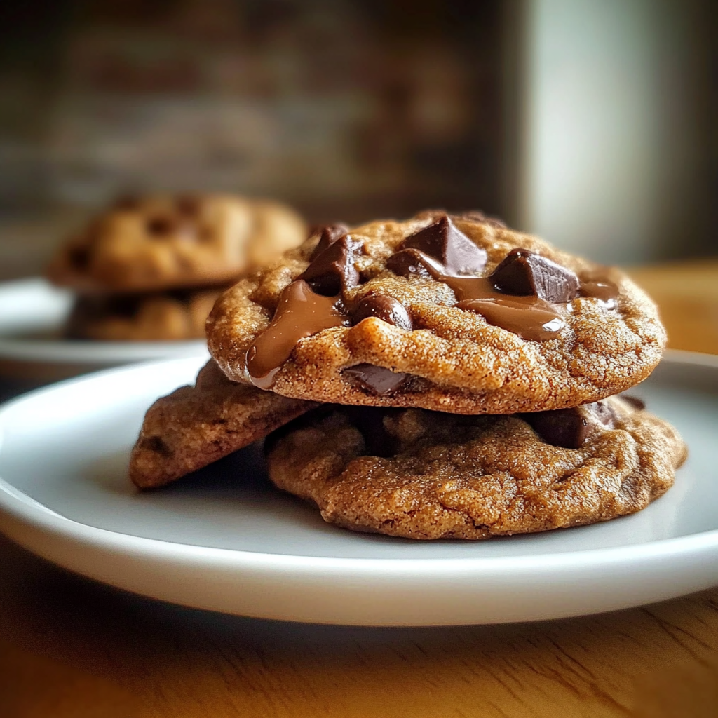 Recipe preparation for Toffee & Milk Chocolate Peanut Butter Cookies