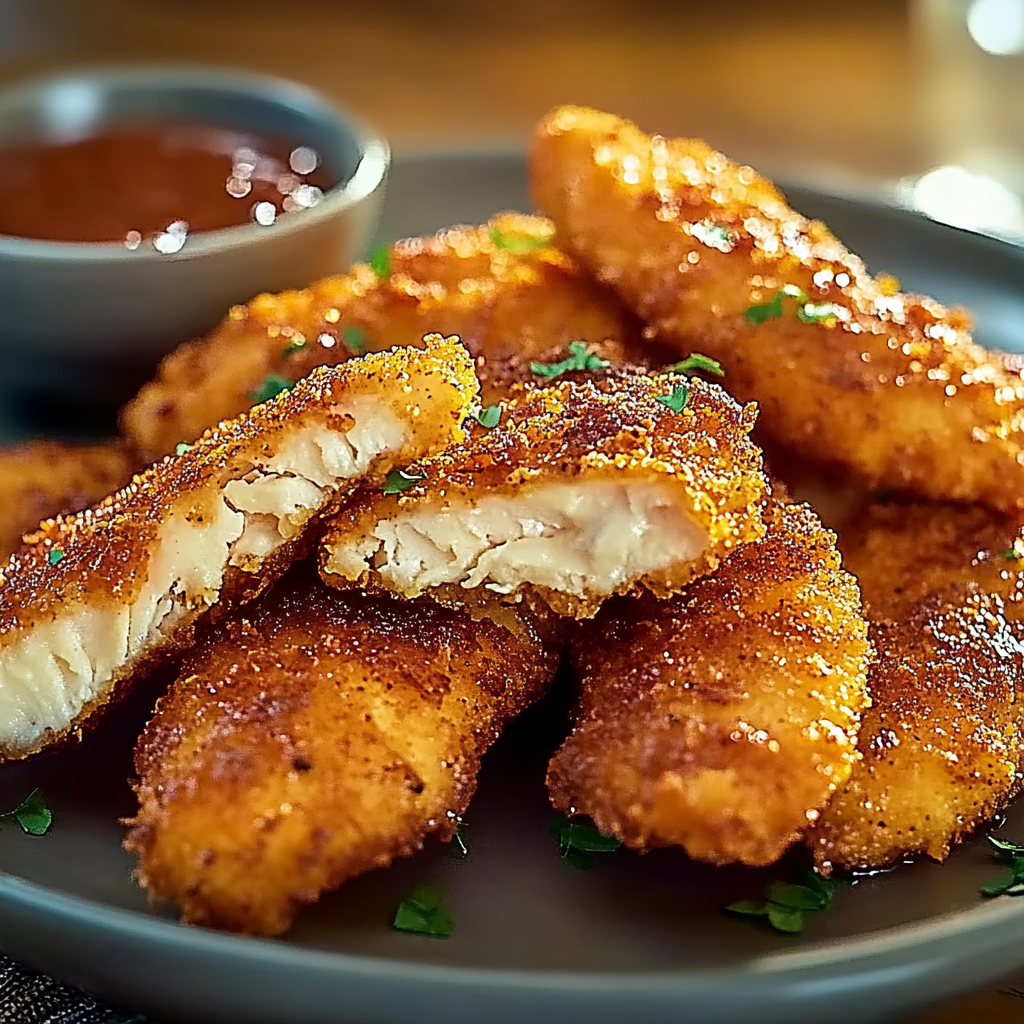 Recipe preparation for Easy Crack Chicken Tenders