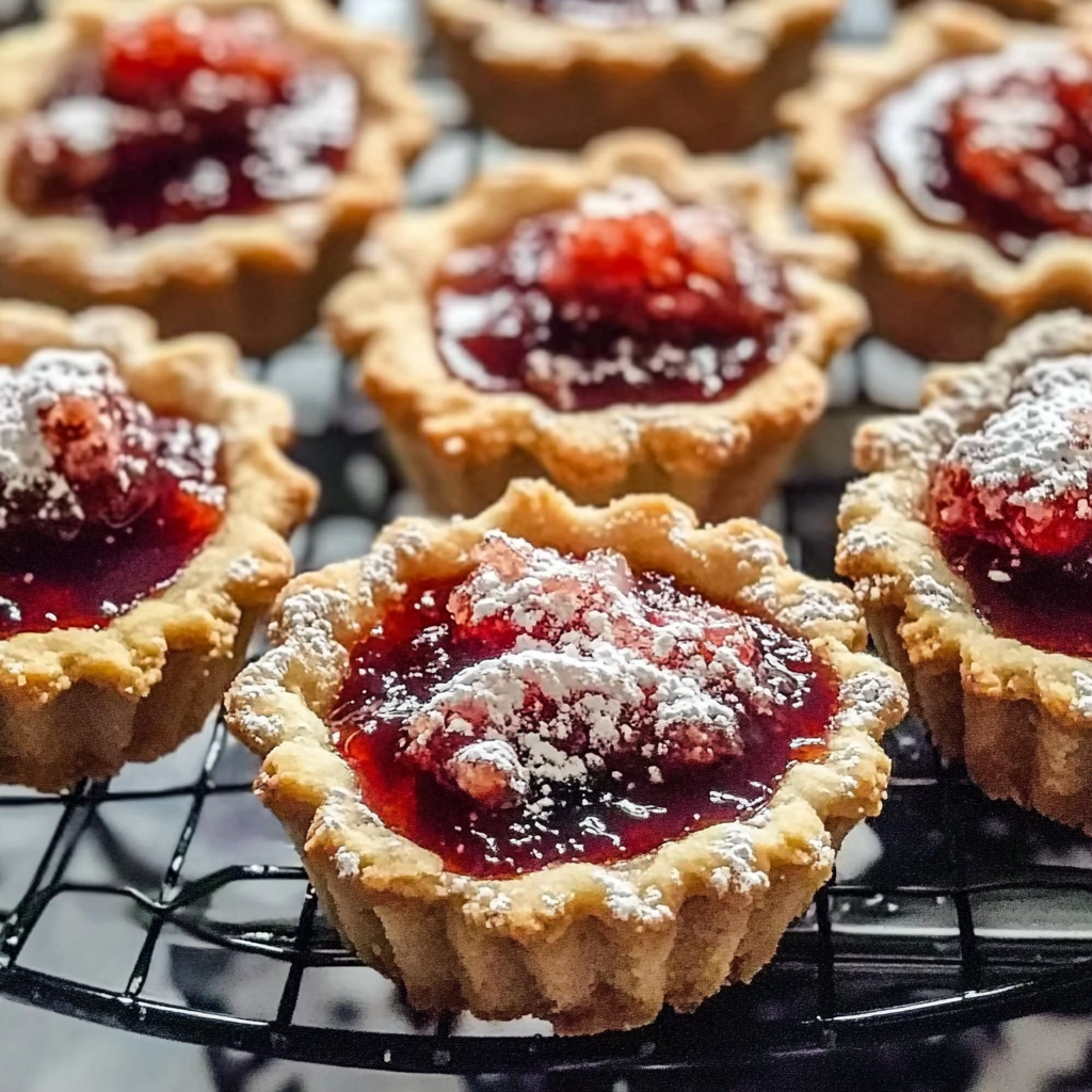 Recipe preparation for Strawberry Jam Cookies