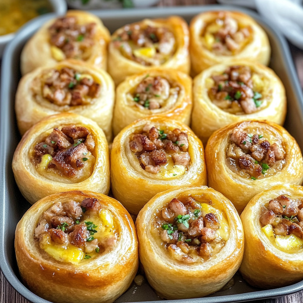 Recipe preparation for Breakfast Rolls