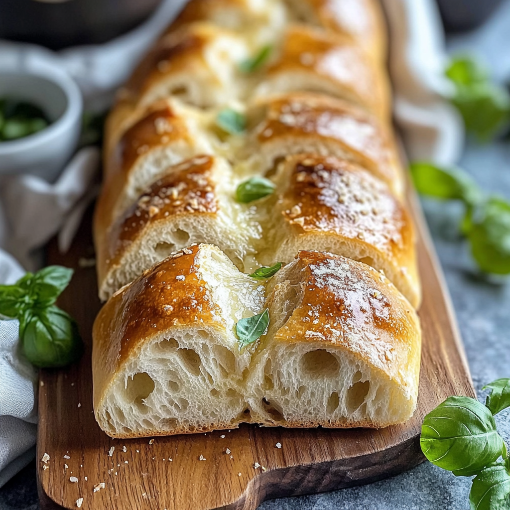 Recipe preparation for Crusty Italian Bread