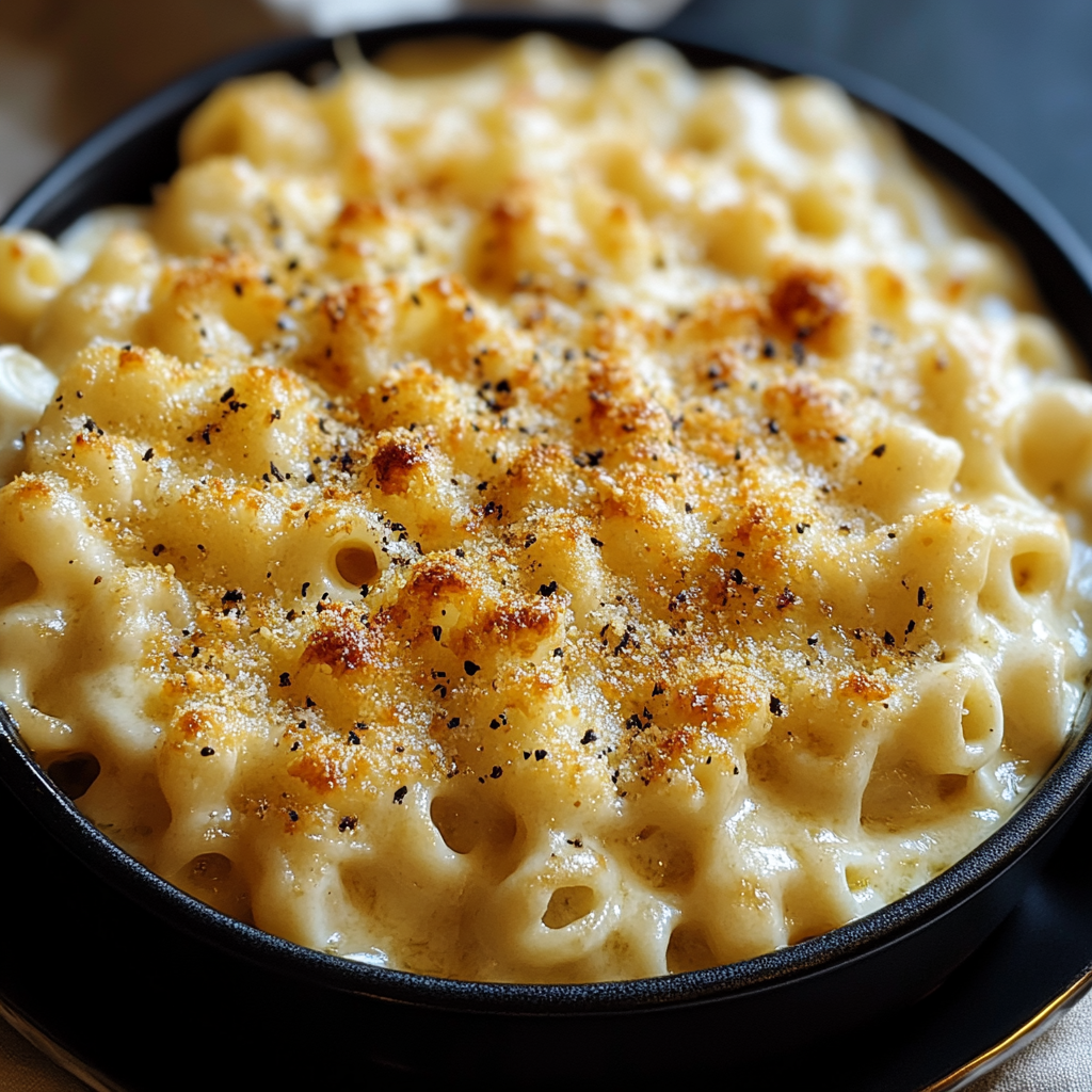 Recipe preparation for High Protein Cottage Cheese Mac and Cheese