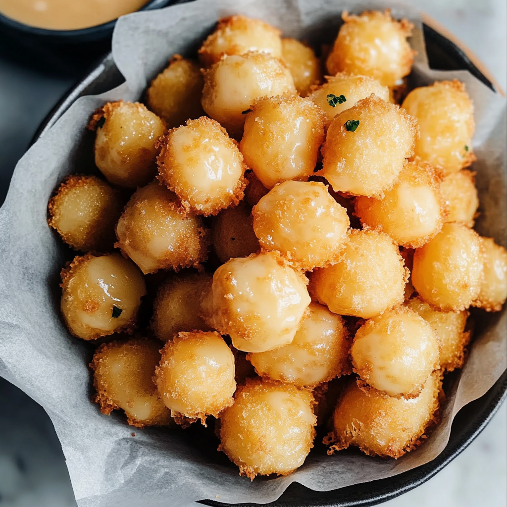 Recipe preparation for Fried Cheese Curds
