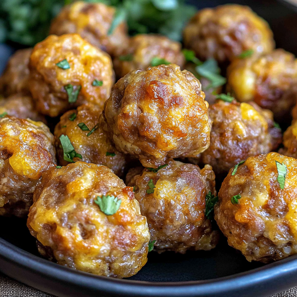 Recipe preparation for Stuffing Sausage Balls