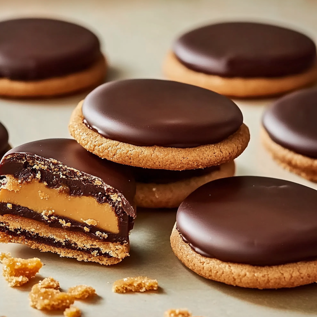 Recipe preparation for Twix Cookies