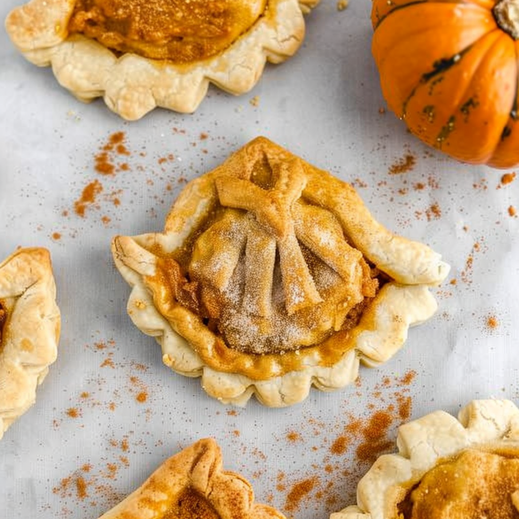Recipe preparation for Mini Pumpkin Hand-Pies