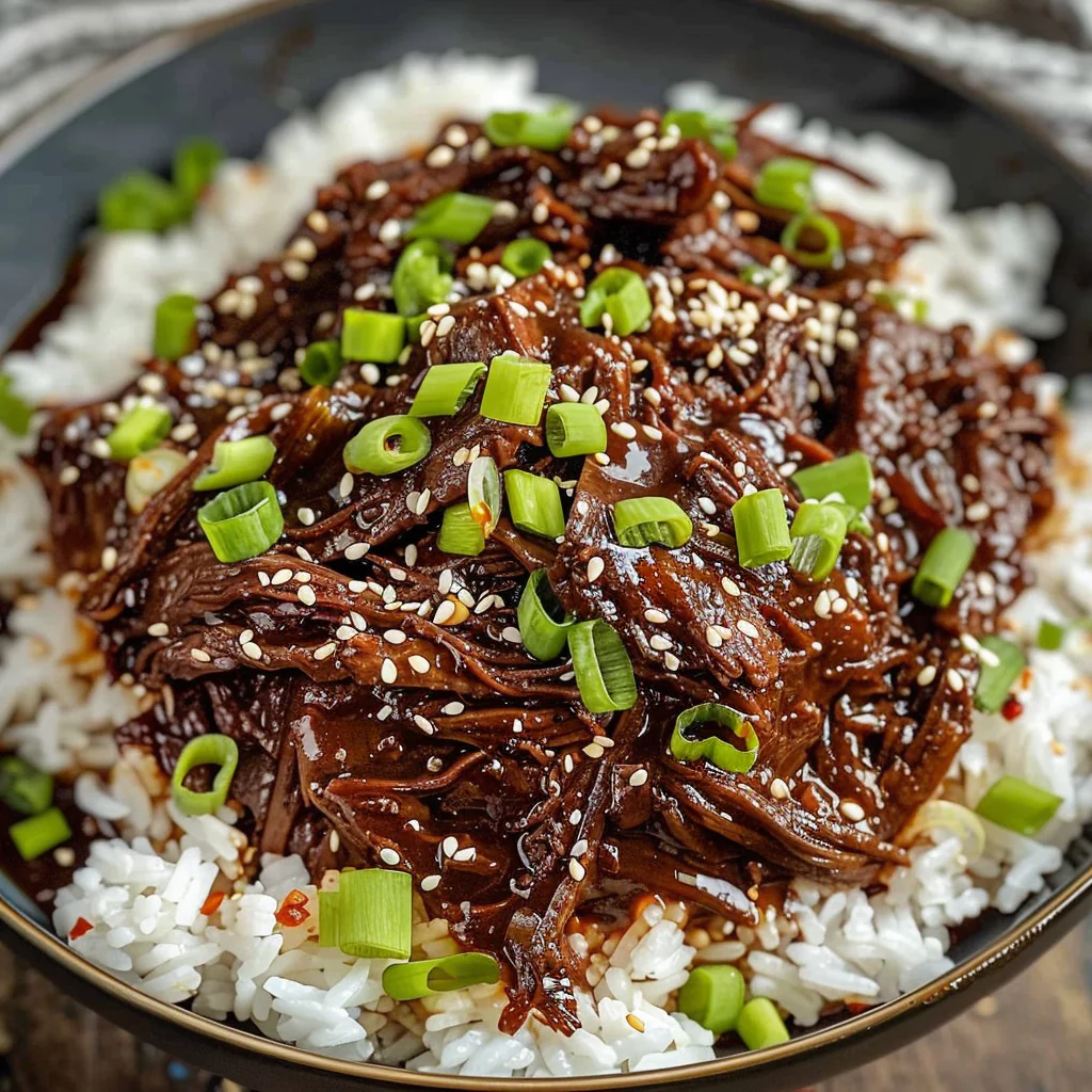 Recipe preparation for Slow Cooker Korean Beef