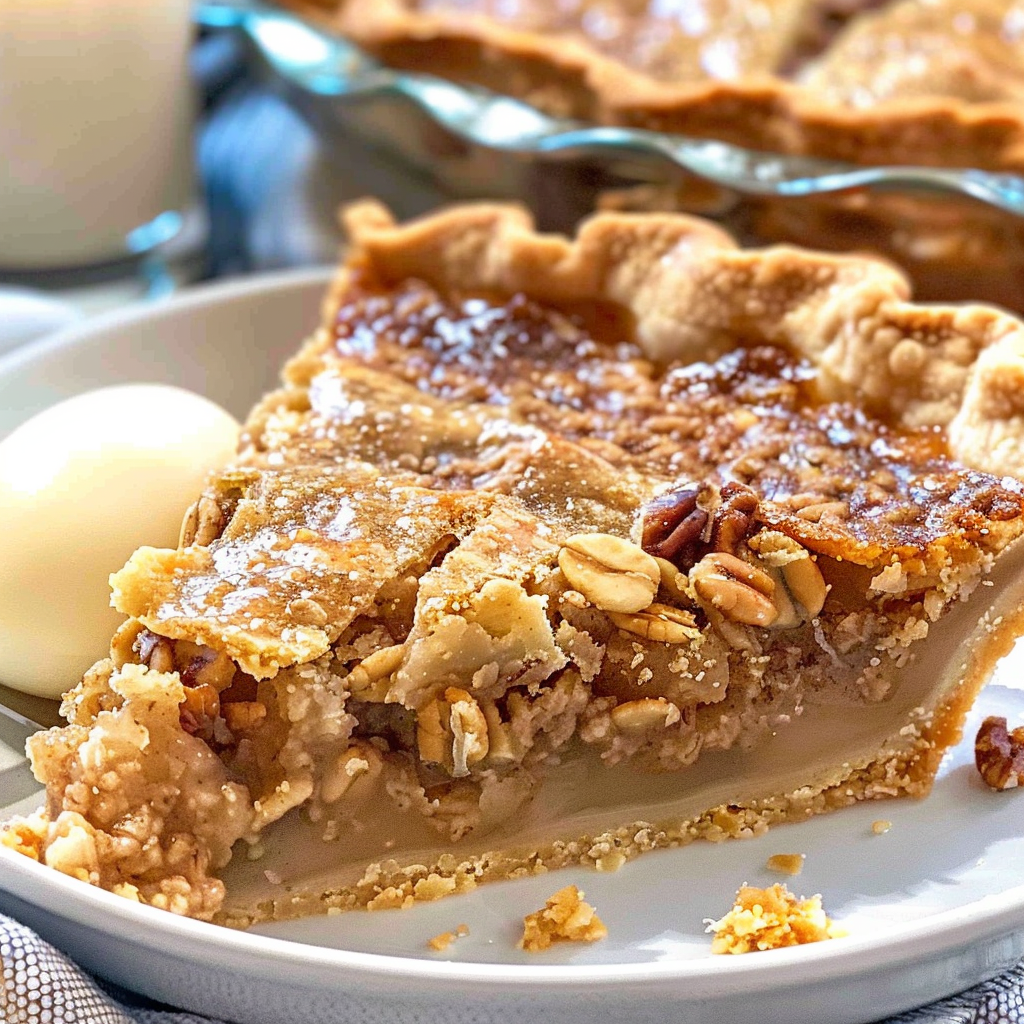 Recipe preparation for Oatmeal Pie