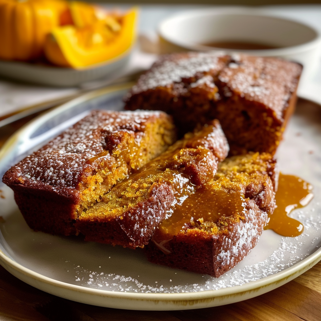 Recipe preparation for Best Cinnamon Sugar Pumpkin Bread