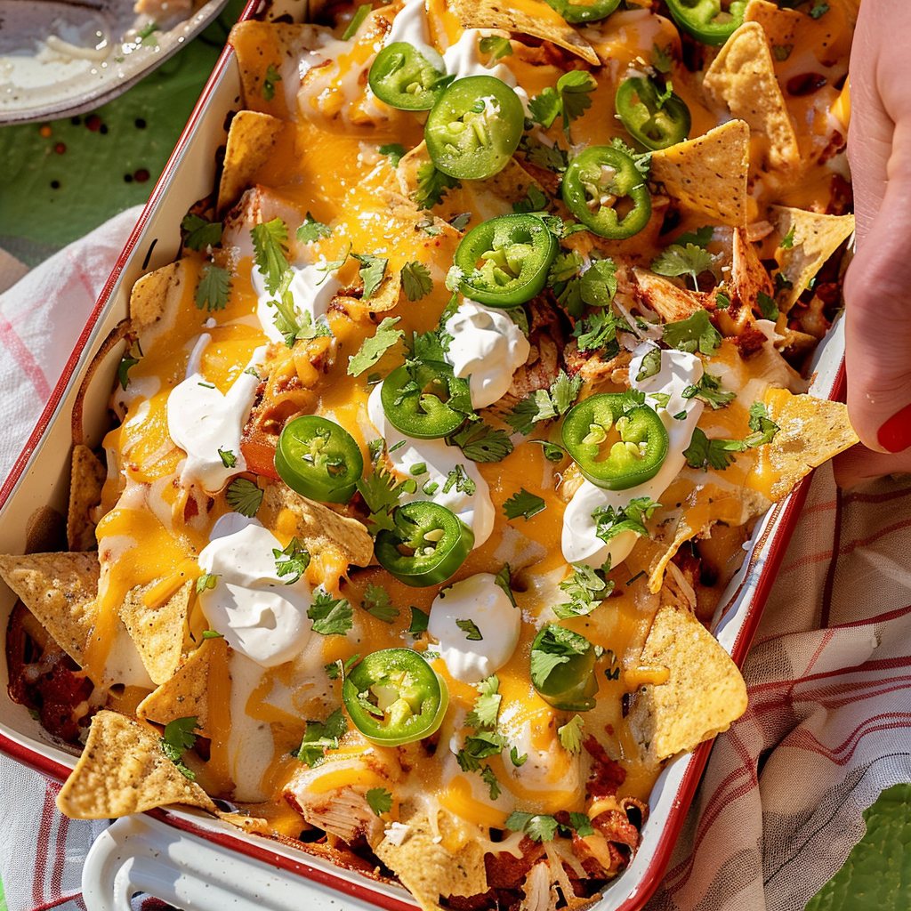 Recipe preparation for Sheet Pan Nacho Chicken