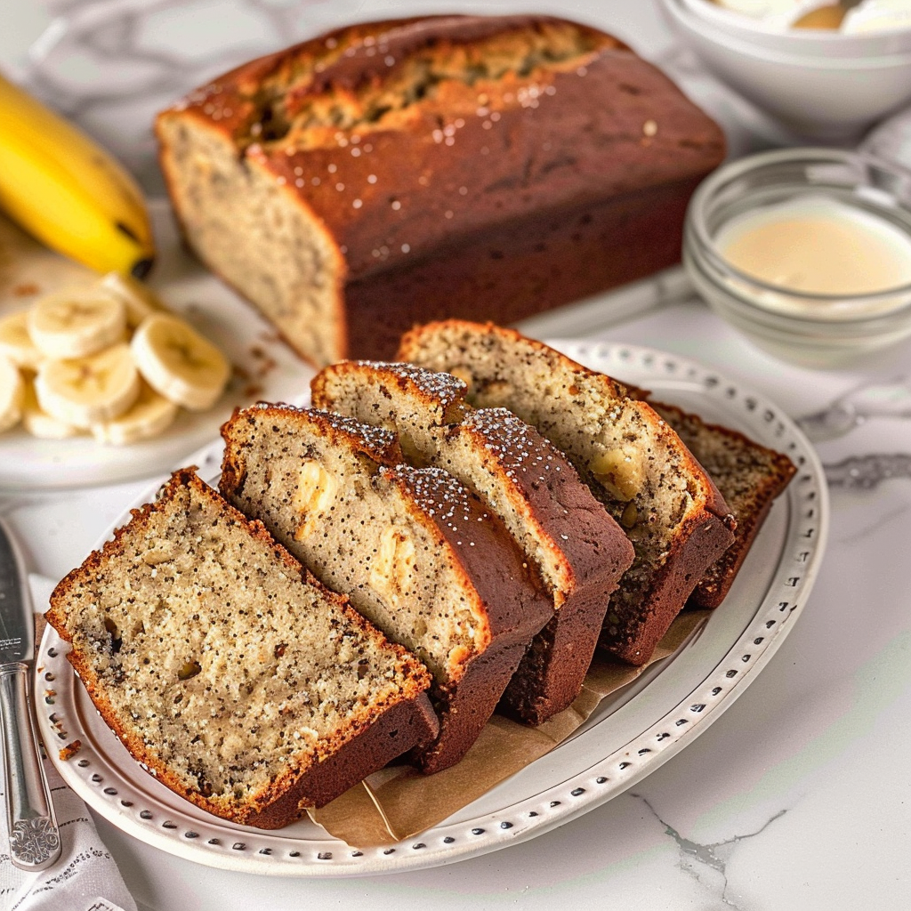 Recipe preparation for Banana Loaf Cake