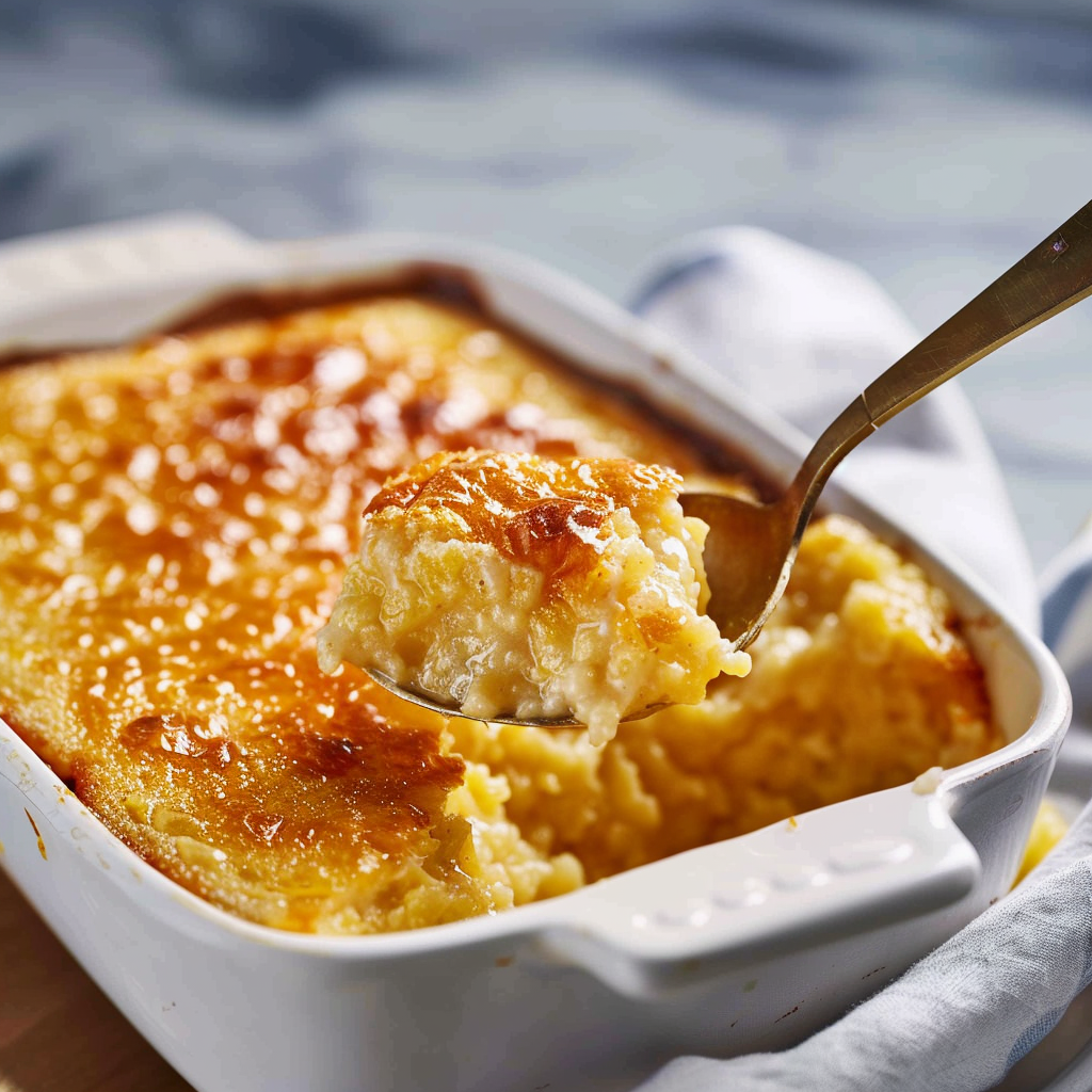 Recipe preparation for Corn Pudding