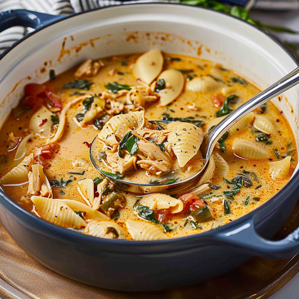 Recipe preparation for One-Pot Marry Me Chicken Soup