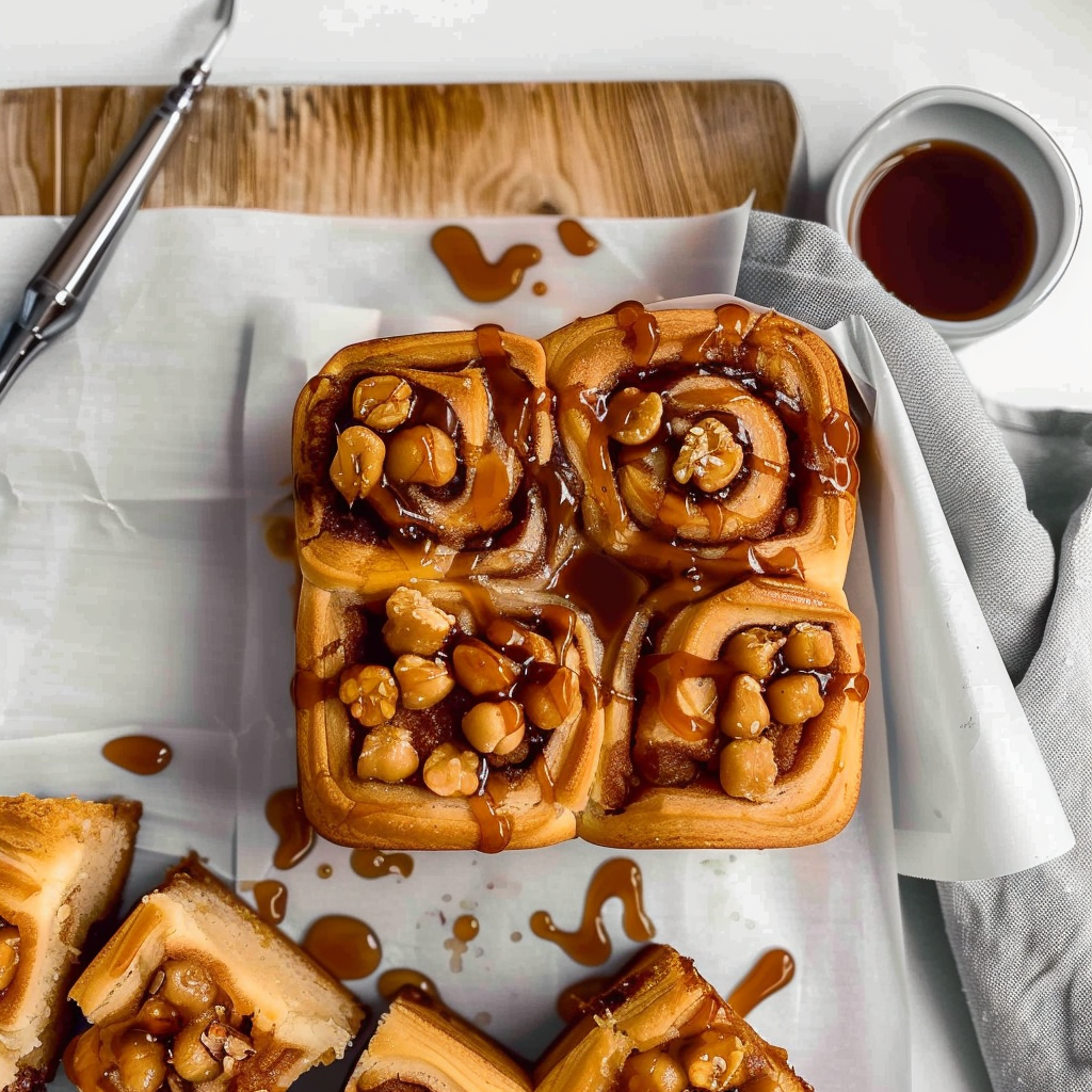 Recipe preparation for Apple Pie Cinnamon Rolls