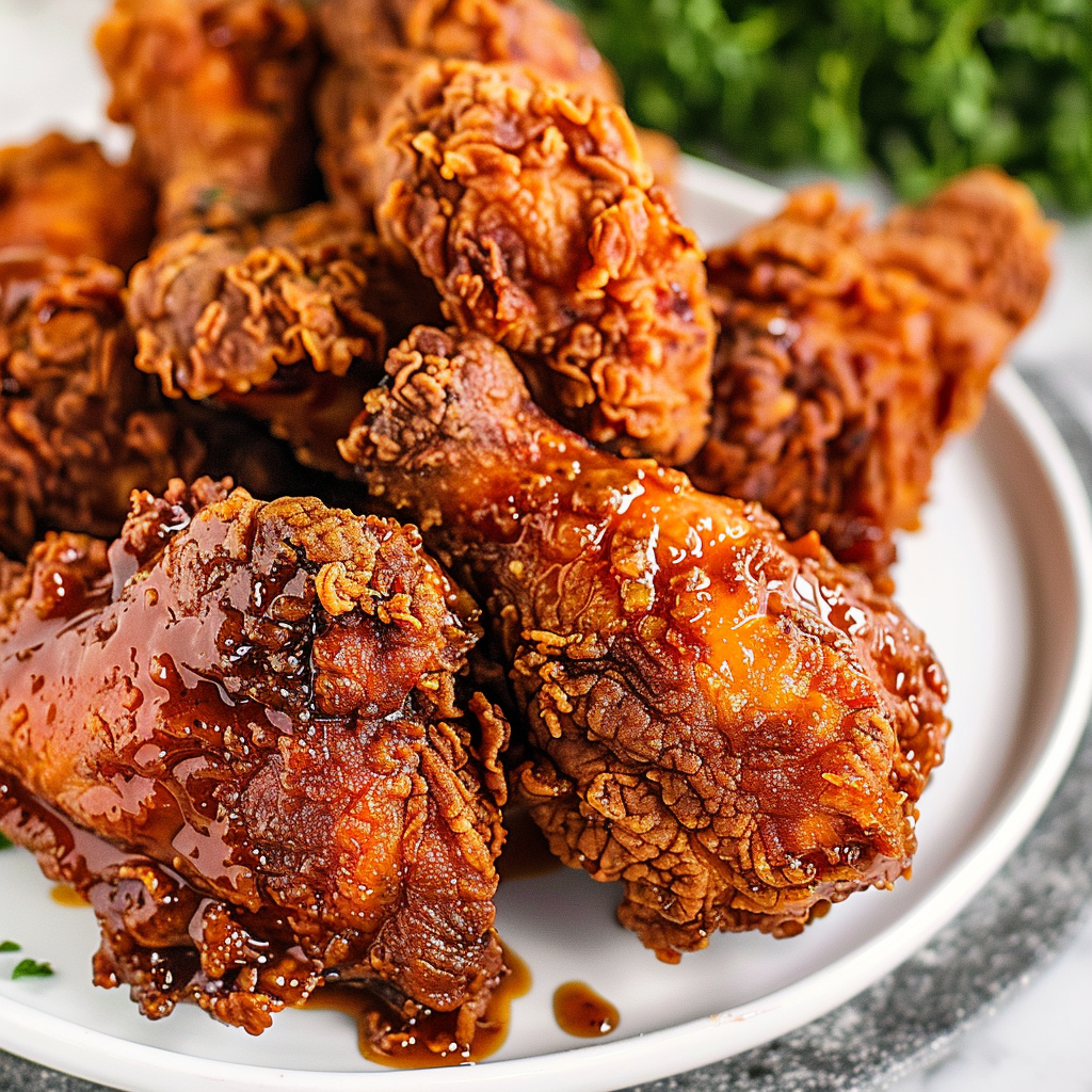 Recipe preparation for CRISPY SPICY BUTTERMILK FRIED CHICKEN