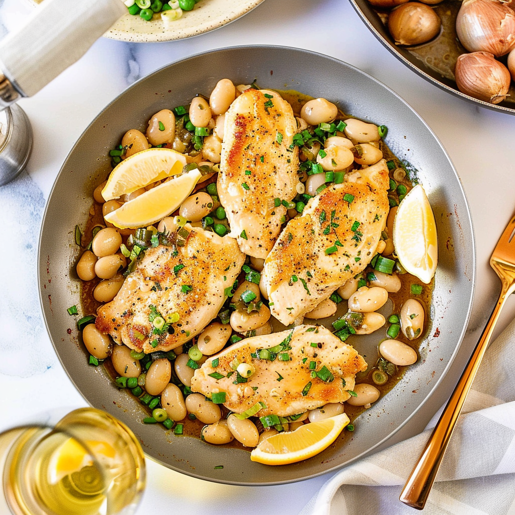 Recipe preparation for Chicken Piccata