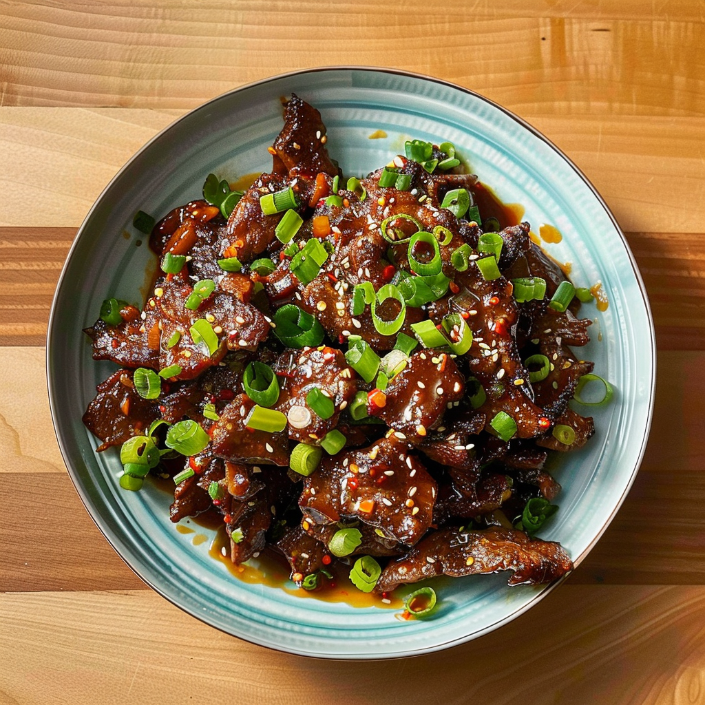 Recipe preparation for Easy Beef Bulgogi