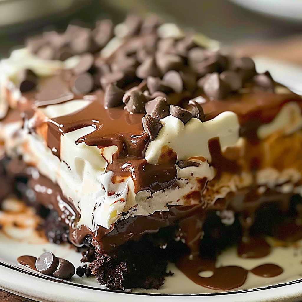 Recipe preparation for Chocolate Lasagna