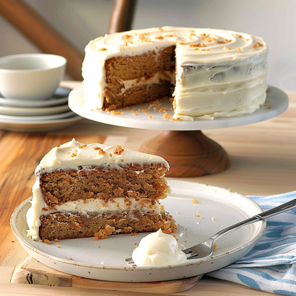 Recipe preparation for Old-Fashioned Carrot Cake