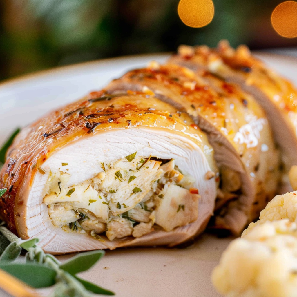 Recipe preparation for Sage Roasted Turkey Bites