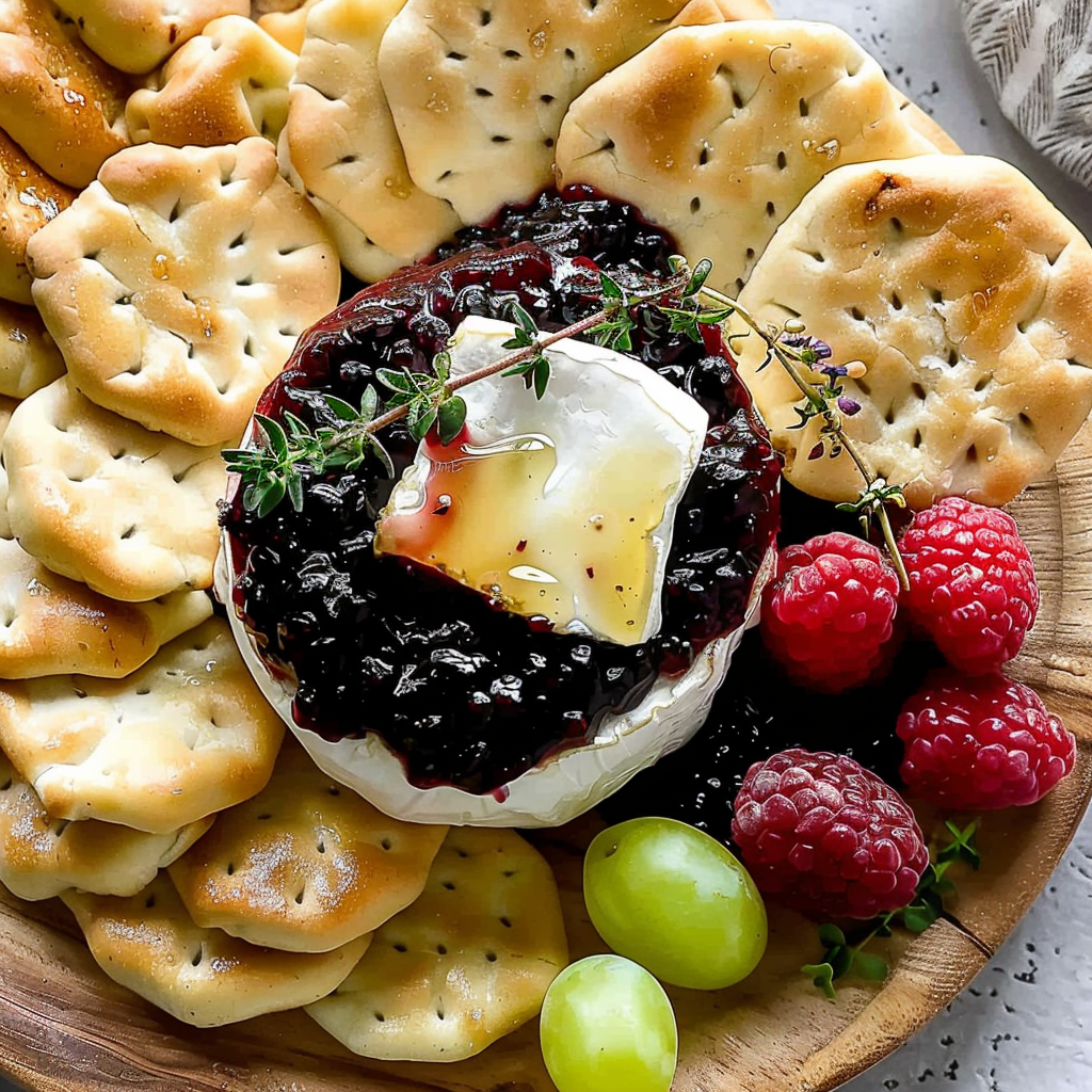 Recipe preparation for 3-Ingredient Baked Brie with Jam