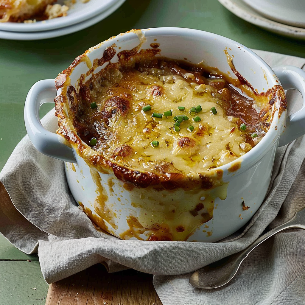 Recipe preparation for Slow Cooker French Onion Soup