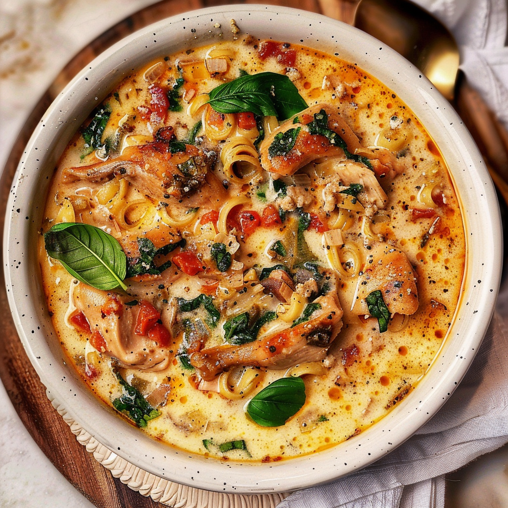 Recipe preparation for One-Pot Creamy Sun-Dried Tomato Chicken