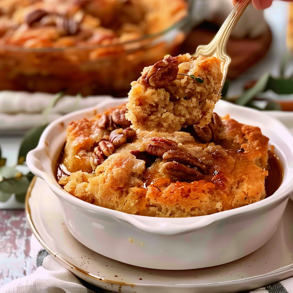 Recipe preparation for Bourbon Pecan Sweet Potato Biscuits