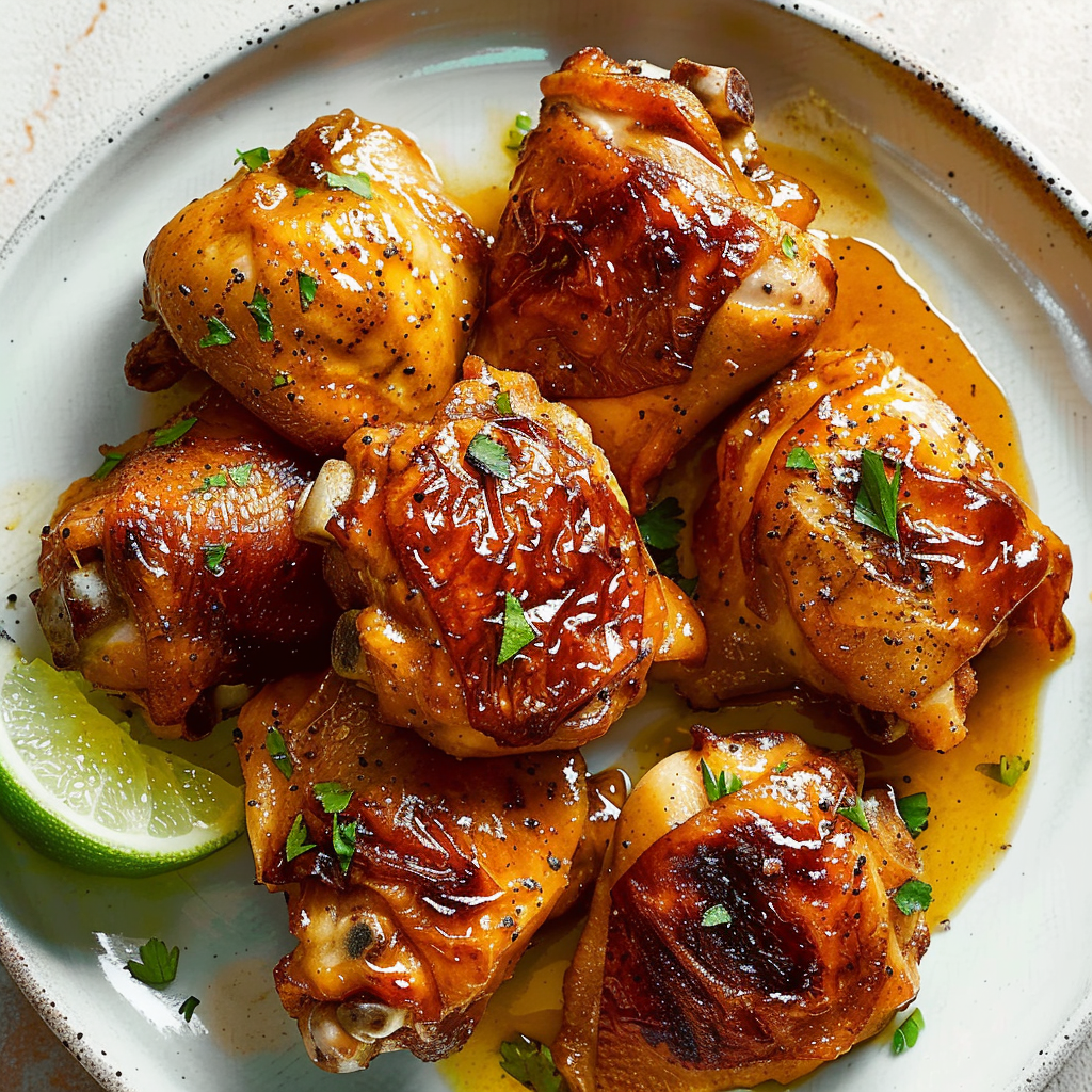 Recipe preparation for Hot Honey Roast Chicken