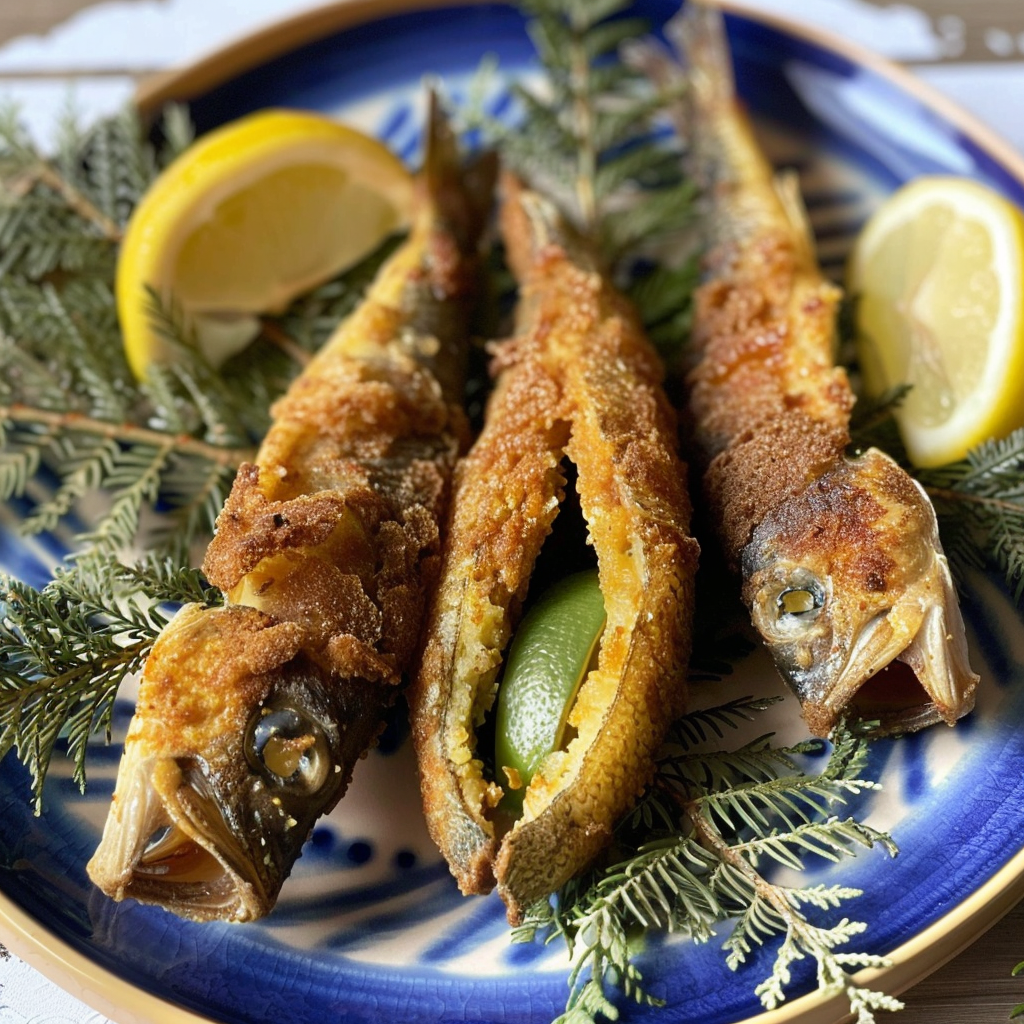 Recipe preparation for Fried Carp