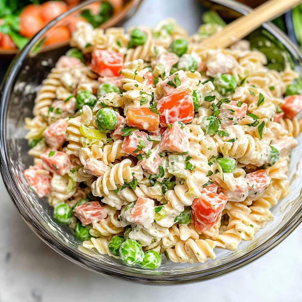 Recipe preparation for Tuna Pasta Salad