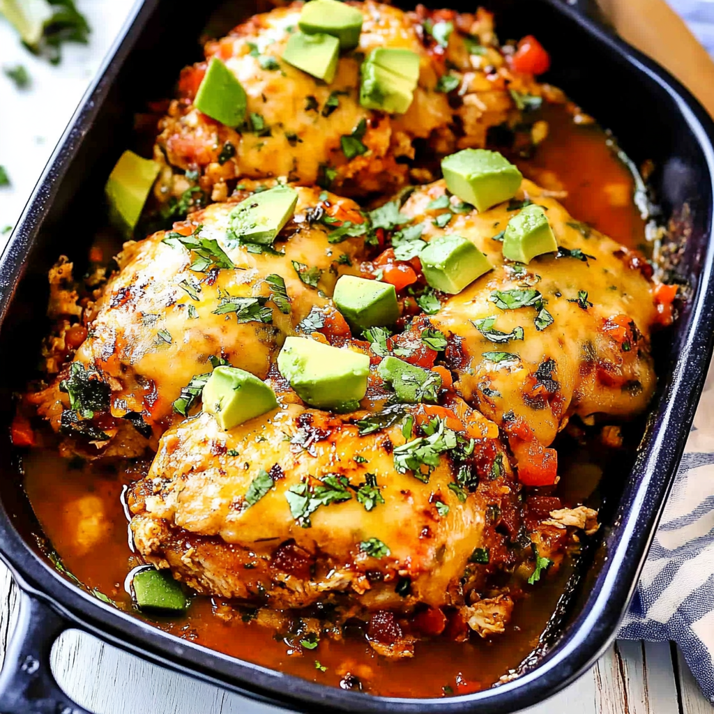 Recipe preparation for Salsa Chicken