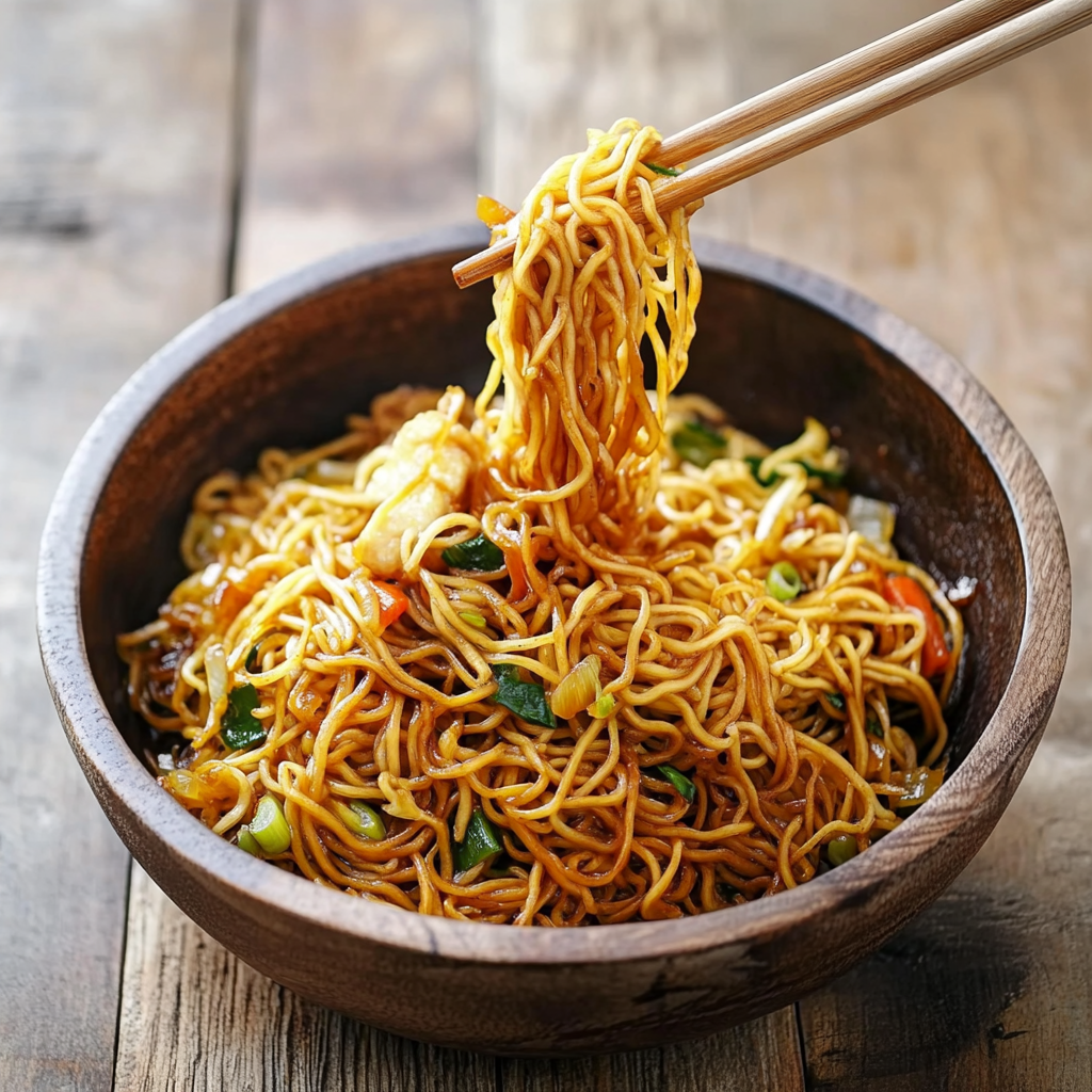 Recipe preparation for Quick Soy Butter Egg Noodles